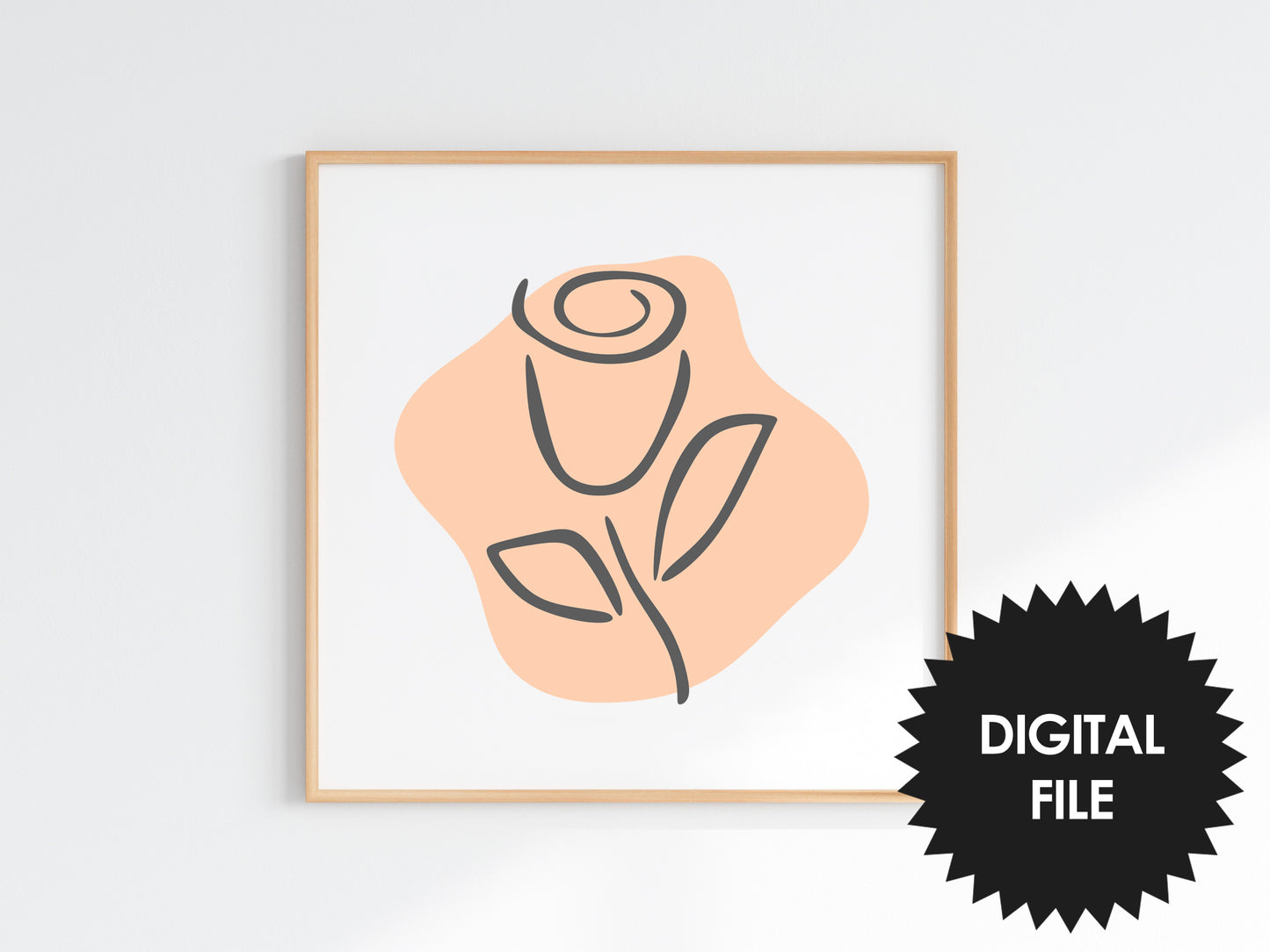 Boho Wall Art, Flowers, Set Of 3 Prints, Instant Download, Print at Home, DIY Wall Art