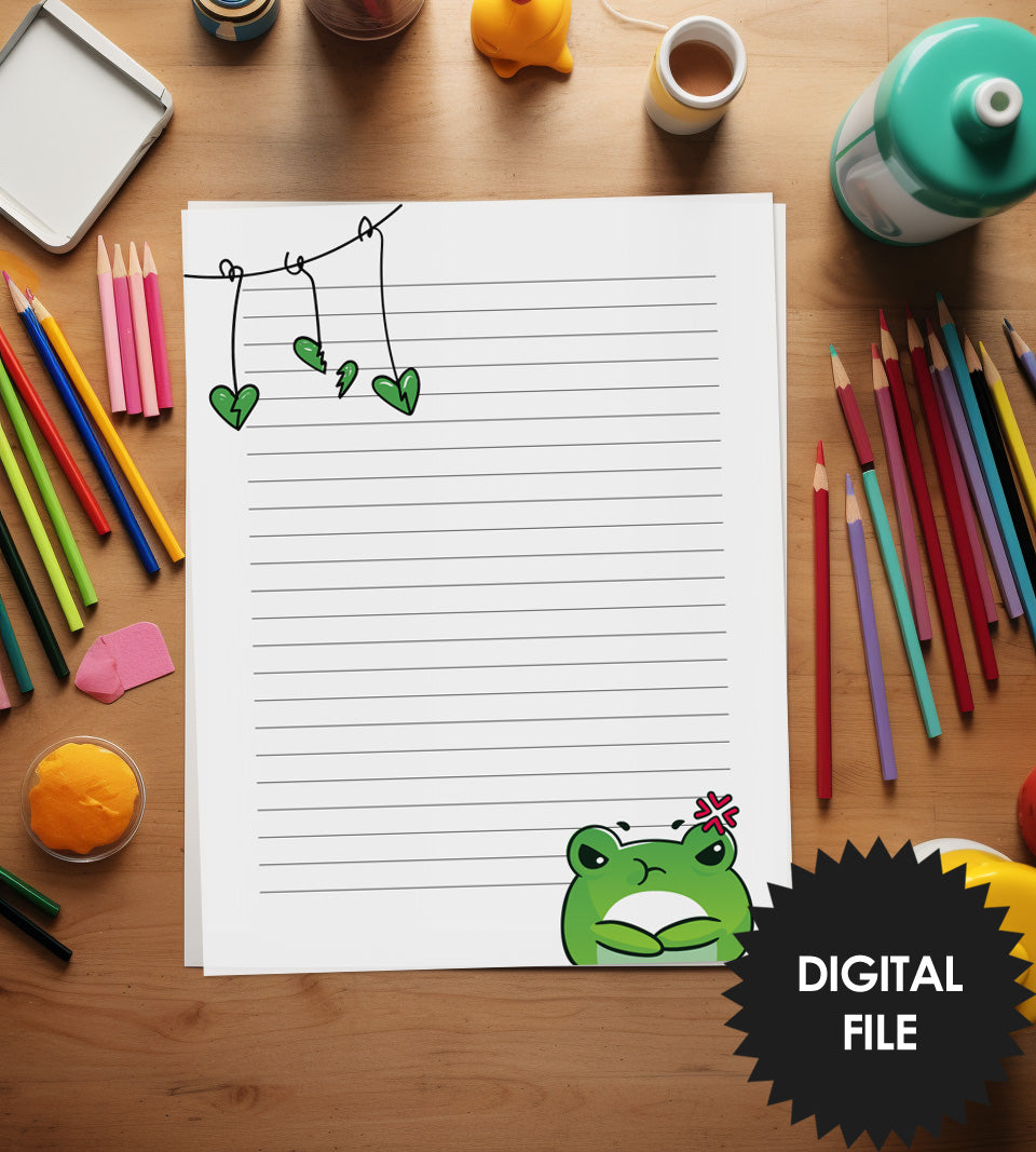 Printable Kids Dairy Pages, Bad Day Dairy Page Template preview