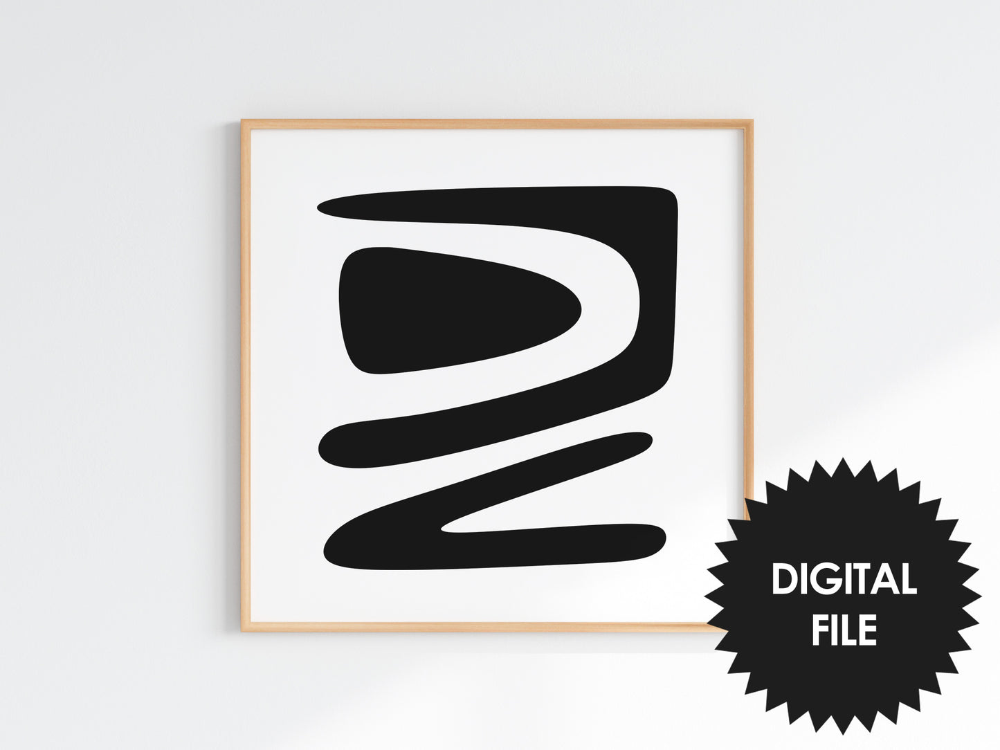 Printable Abstract Art #03 Abstract Harmony, Set of 9 Prints