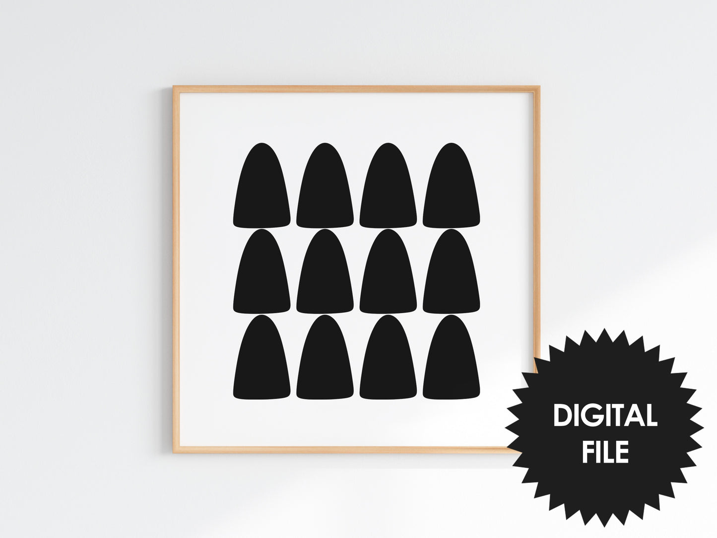 Printable Abstract Art #03 Abstract Harmony, Set of 9 Prints
