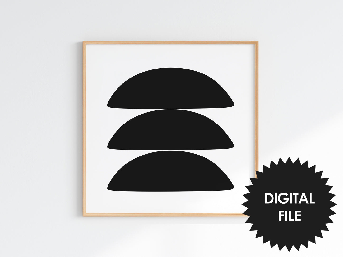 Printable Abstract Art #03 Abstract Harmony, Set of 9 Prints