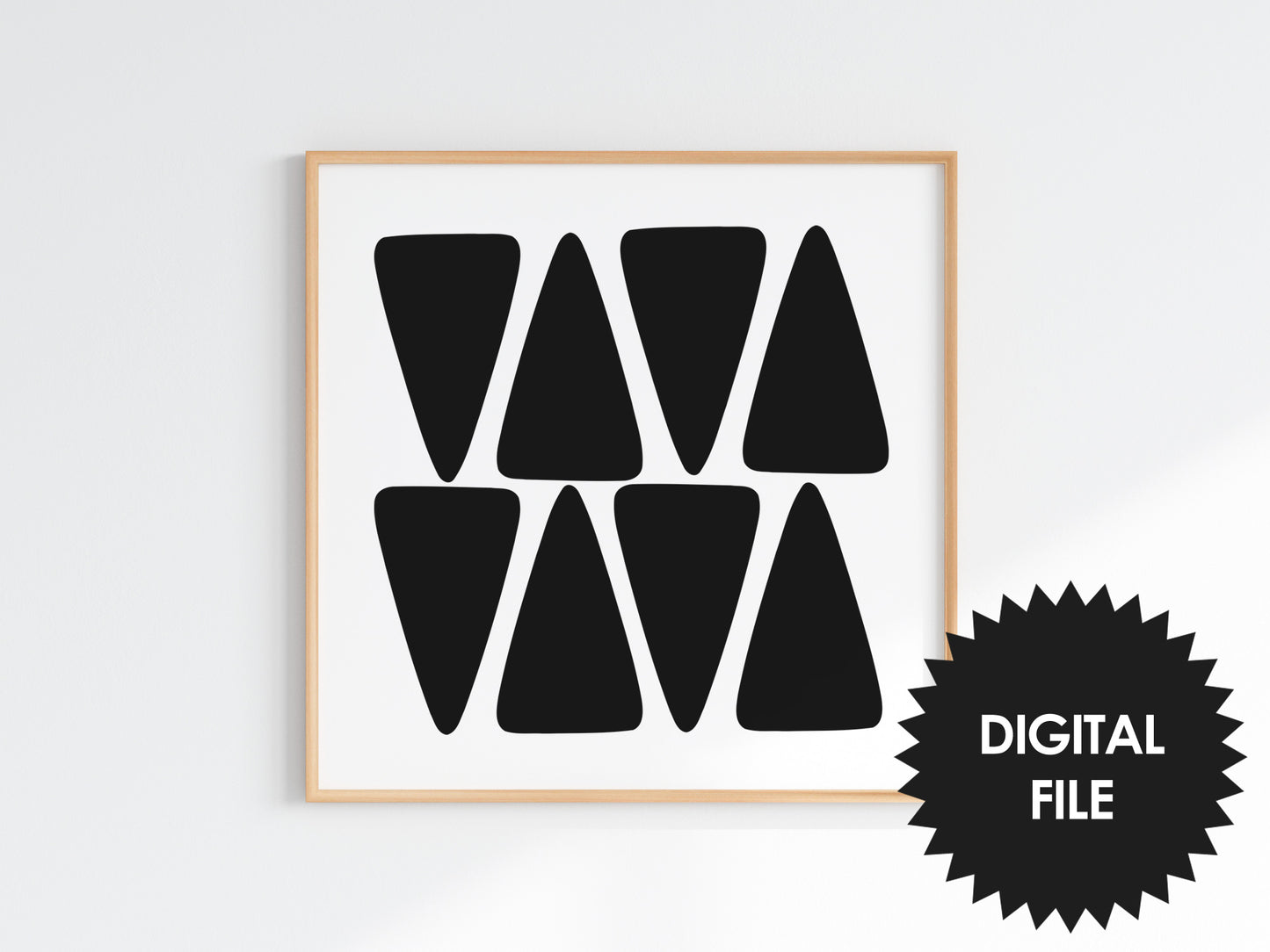 Printable Abstract Art #03 Abstract Harmony, Set of 9 Prints