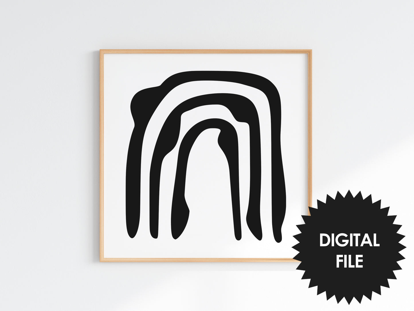 Printable Abstract Art #03 Abstract Harmony, Set of 9 Prints