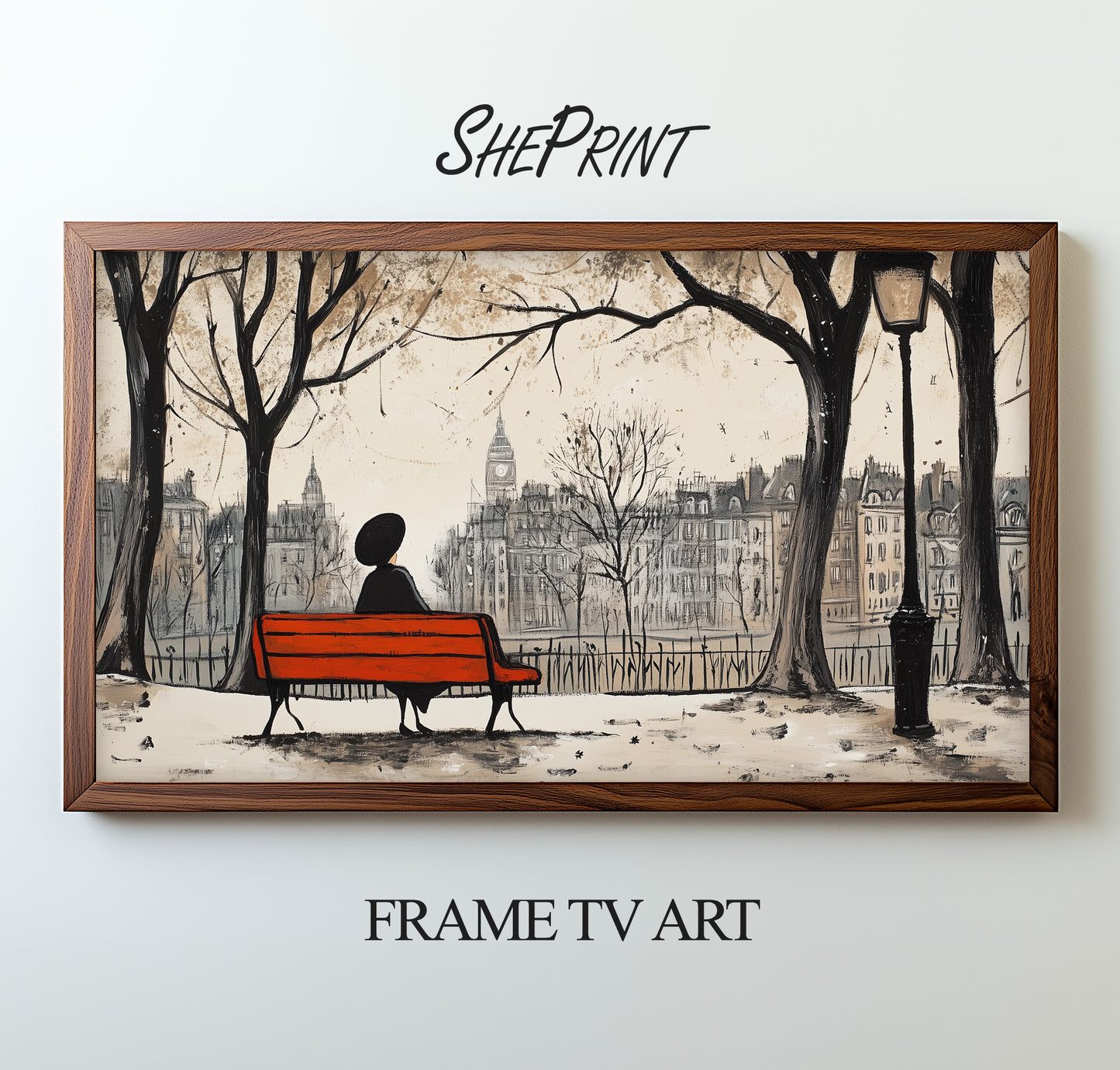 Samsung Frame TV Art Single In Winter