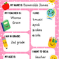 First Day of School Sign, Editable in Canva Template, Letter Size, Digital Download, pink version preview