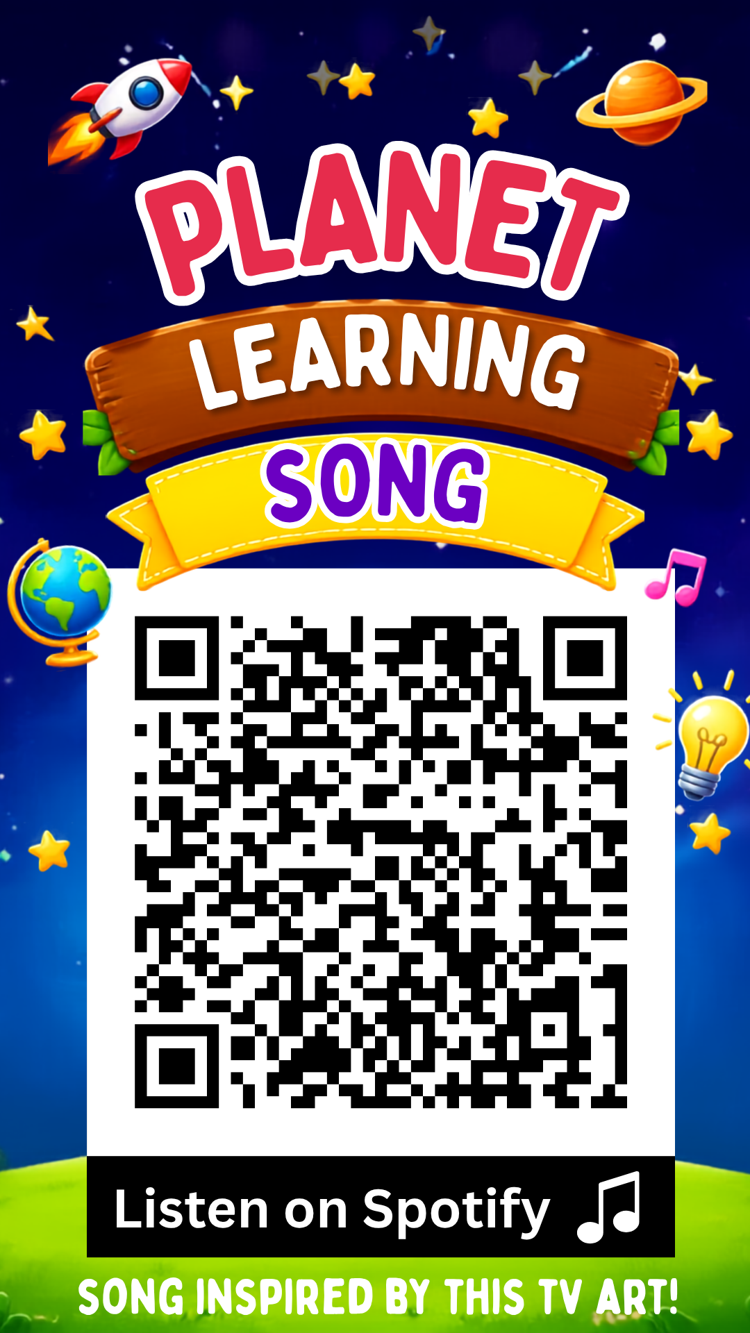 Planet Learning Song for Kids - Spotify link