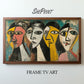 Cubist Women Samsung Frame TV Art | Abstract Oil Painting preview on Samsung Frame TV