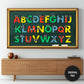 Frame TV Art For Kids | Cute Cartoon Alphabet | Children's Educational TV Art preview in living room