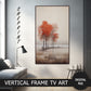 Frame TV Art, Autumn Tree, Fall Scene TV Art preview