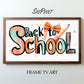 Back to School TV Art For Girls preview on TV screen