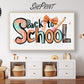 Back to School TV Art For Girls | Digital Art preview in kids room