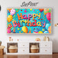 Frame TV Art For Kids | Happy Birthday Colorful Balloons | For Girls and Boys preview in kids room