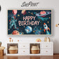 Frame TV Art Space Themed Birthday Party For Kids | Planets Stars Rocket Spaceman preview in kids room