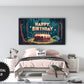 Samsung Frame TV Art For Kids | Happy Birthday Video Game Art preview in teen room