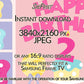  Frame TV Art | Bowtique Theme Birthday Party For Girls For Girls Turning 2 close up look