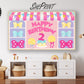  Frame TV Art | Bowtique Theme Birthday Party For Girls For Girls Turning 2 preview in kids room