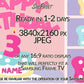 Bowtique Birthday Party | Personalized Birthday Frame TV Art For Kids close up look