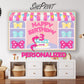 Bowtique Birthday Party | Personalized Birthday Frame TV Art For Kids preview in kids room