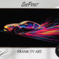 Frame TV Art For Boys | Car In Full Speed Abstract Art preview