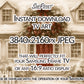 Christmas Cottage Frame TV Art | 3840 x 2160px JPEG | Instant Digital Download