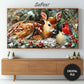 Samsung Frame TV Art Christmas Deer and Red Robin preview in living room