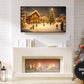 Samsung Frame TV Art Christmas Scene preview in Christmas ambience