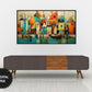 Samsung Frame TV Art Abstract Houses | Cubism Art | 3840x2160 pixels JPEG | Digital TV Art | Instant Download