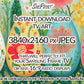 Easter Eggs Frame TV Art | Folk Style | Digital Download close up look