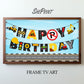 Construction Birthday Party Banner TV Art | For Boys preview on Samsung Frame TV - version 1
