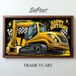Construction Birthday TV Art For Boys | Heavy Machinery preview on Samsung Frame TV