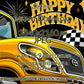 Construction Birthday TV Art For Boys | Heavy Machinery close up view