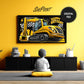Construction Birthday TV Art For Boys | Heavy Machinery preview on Samsung Frame TV in boys room
