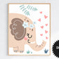 Printable Cute Safari Animals Art, Set of 3 Prints, Nursery Wall Art, Kids Room Wall Art, Boho Style, Instant Download, Ratio 4:5