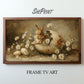 Vintage Easter Bunny Painting | Frame TV Art | Instant Digital Download