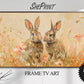 Frame TV Art Easter Bunnies preview on samsung frame tv