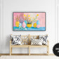 Frame TV Art Easter Still Life Pastel Colors preview in scandinavian style room