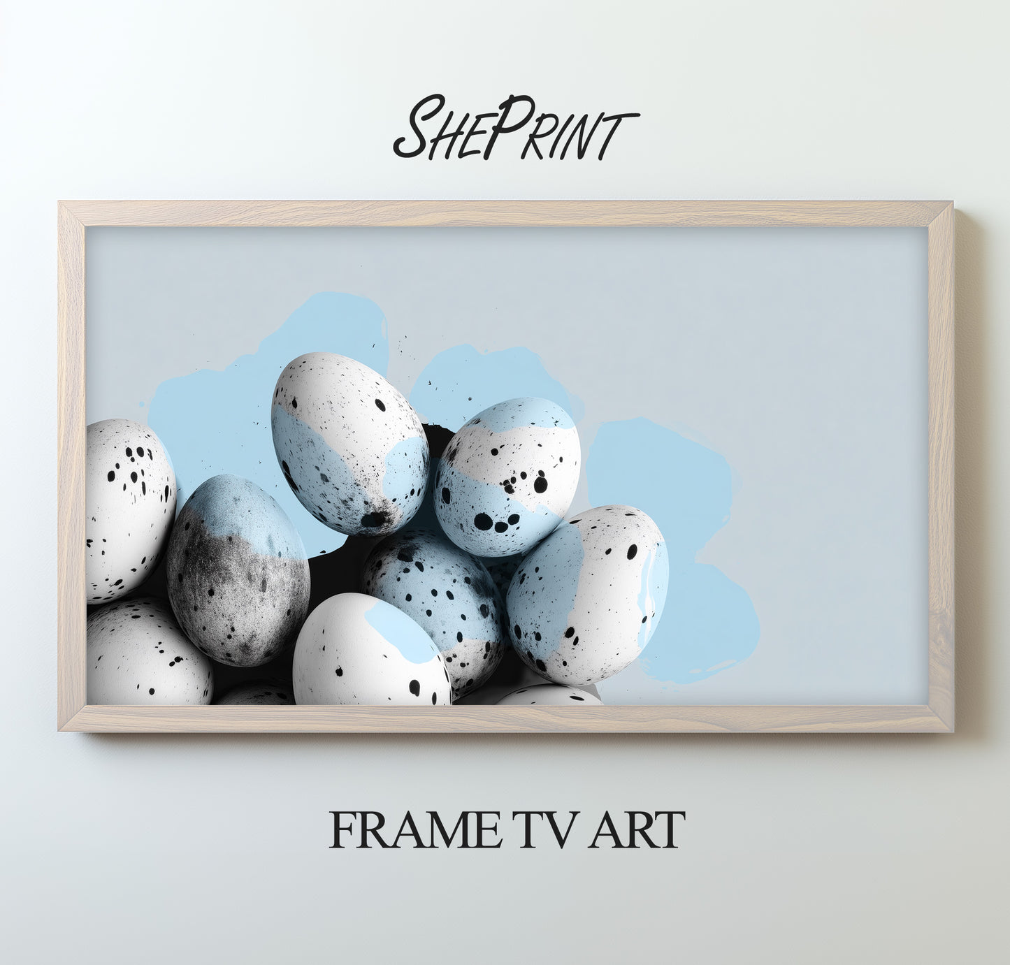 Easter Eggs Frame TV Art | Modern Abstract | Instant Digital Download