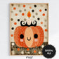 Halloween Wall Art For Kids, Set of 3 Prints, Cute Pumpkin print review