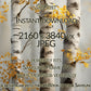 Fall Birch Trees Vertical Samsung TV Art close up view