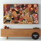 Fall TV Art Maximalism | 3840x2160 px JPEG | Instant Digital Download preview
