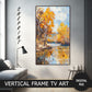 Samsung Vertical Frame TV Art, Fall Scene Painting preview