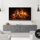 Fireplace Fire Christmas Frame TV Art | Winter Fireplace Flames | Digital TV Art | Instant Download