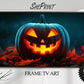 Samsung Frame TV Art, Giant Halloween Pumpkin preview