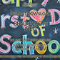 Samsung Frame TV Art For Kids | Happy First Day Of School close up view