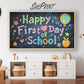  School Written on School Board | Digital TV Art preview in kids room