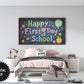  School Written on School Board | Digital TV Art preview in modern bedroom