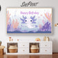 Frame TV Art For Kids | Axolotl Themed Birthday Party Decor | Axolotl Drawing preview in kids room