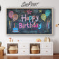 Samsung Frame TV Art For Kids | Happy Birthday Written on School Board preview in kids room