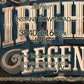  Happy Birthday Legend Victorian Sign TV Art close up view