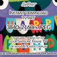 Funny Monster Birthday Frame TV Art For Kids | Happy Birthday Party Banner | Instant Download close up look